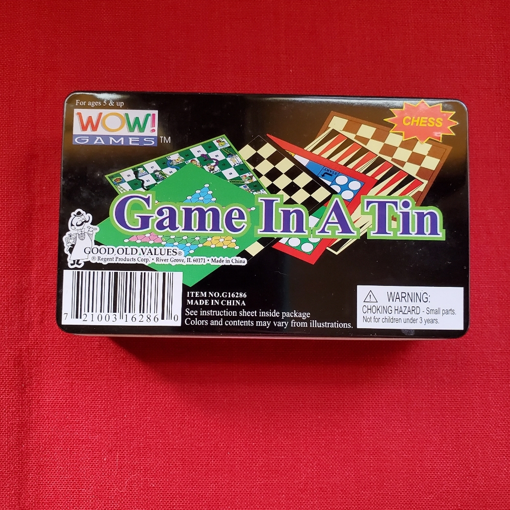Chess Game in a Tin